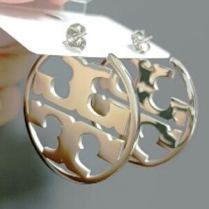 Chic Silver and Gold Hoop Earrings